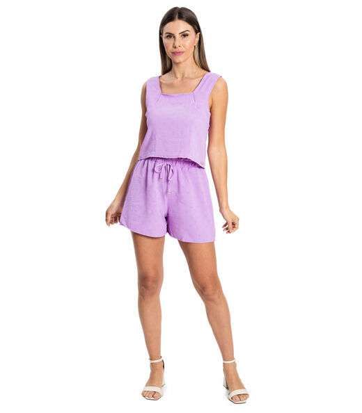 Regata Com Alça Dupla Feminina Rovitex Roxo
