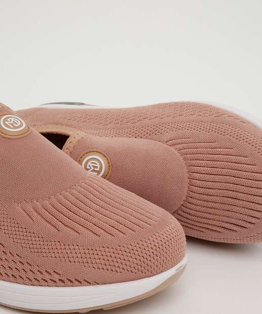 Tênis Casual Feminino Knit Textura Modare