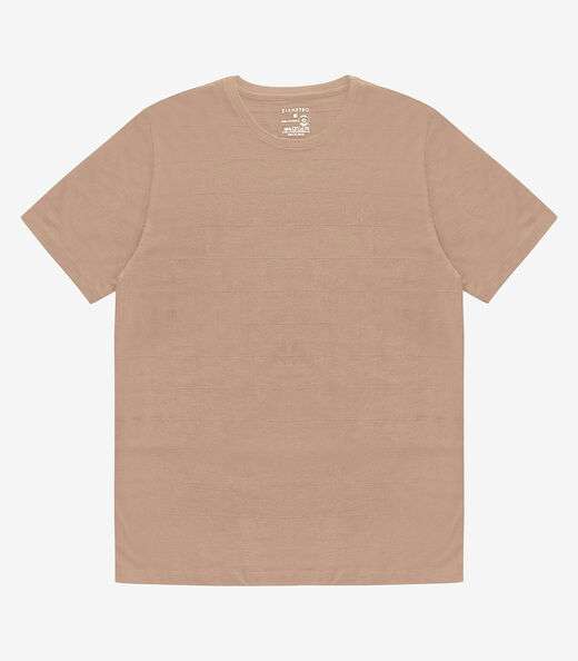 Image_Camiseta Masculina Meia Malha Diametro Marrom