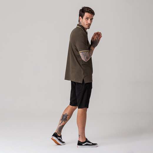 Camisa Polo Masculina Rock e Soda