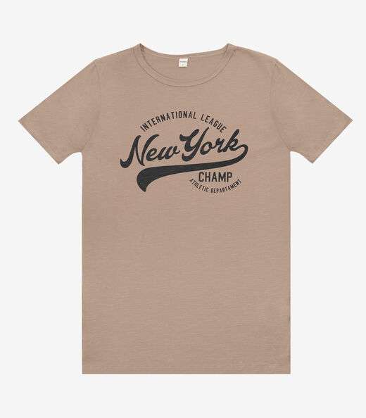 Image_Camiseta Adulto Masculino em Meia Malha Rovitex Marrom