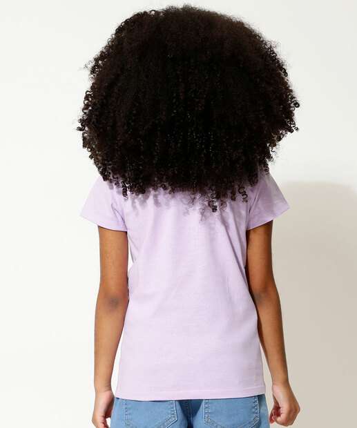 Camiseta Infantil Arco Íris Marisa Tam 4 a 10
