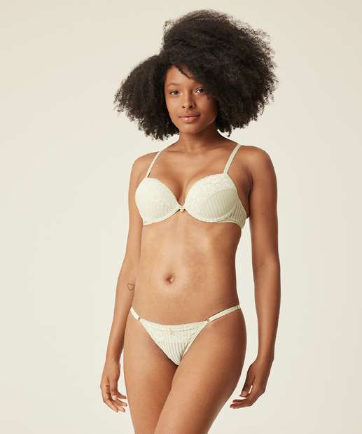 Kit 2 Calcinhas String Renda Marisa