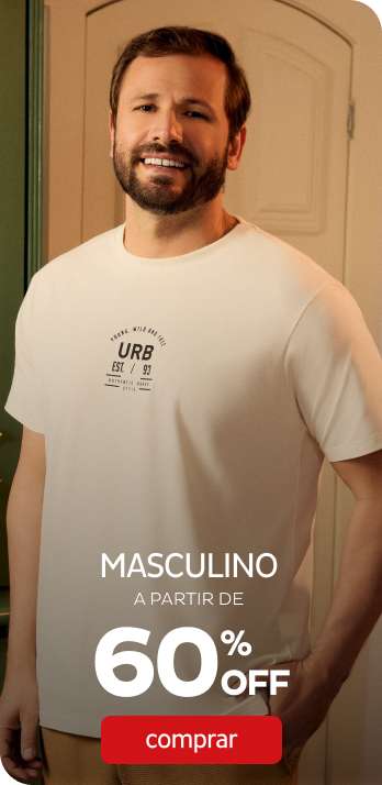 Masculino com até 60%