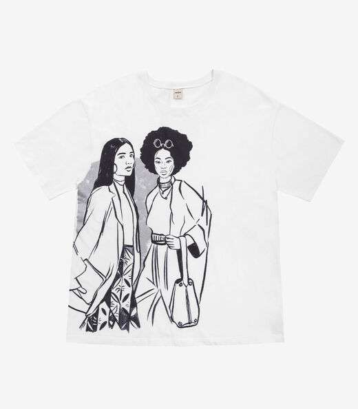 Blusa T- Shirt Feminina Rovitex Branco