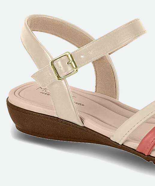 Sandália Feminina Rasteira Tiras Modare