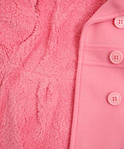 Casaco Infantil Alongado Botões Marisa Tam 1 a 4