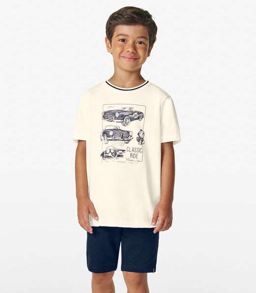 Image_Conjunto Camiseta com Bermuda Trick Nick Bege