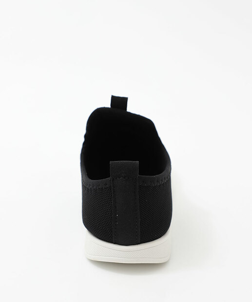 Tênis Casual Slip On Feminino Via Uno Preto