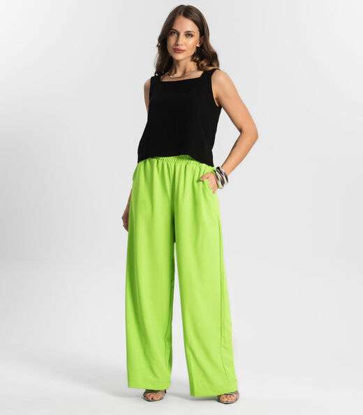 Image_Calça Feminina Pantalona Endless Verde