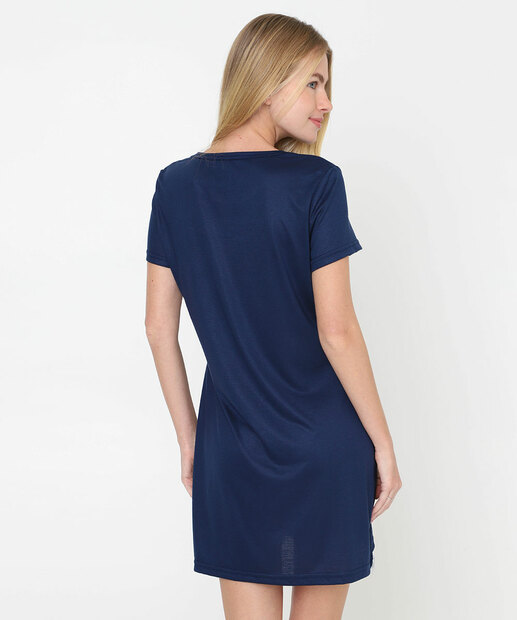 Camisola Manga Curta Harry Potter Azul