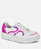 Branco e roxo
