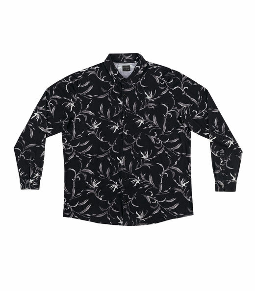 Image_Camisa Polo Manga Longa Plus Size Diametro Preto