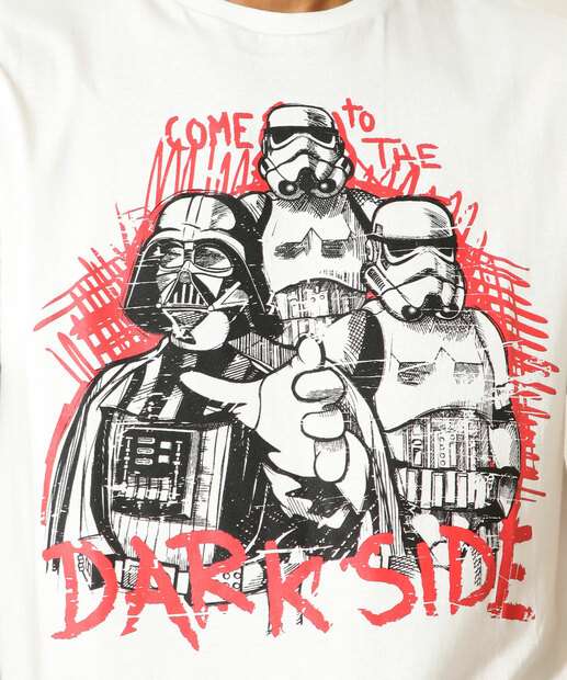 Camiseta Masculina Estampa Star Wars Disney