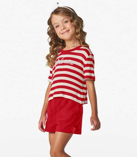Image_Conjunto Blusa com Shorts em Ribana 2x1 Trick Nick Vermelho