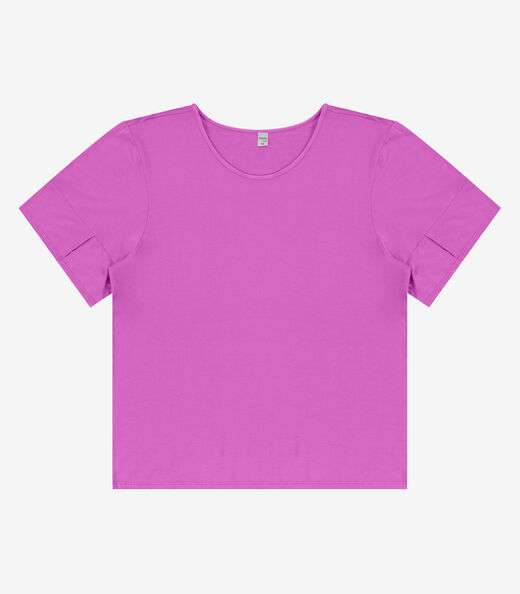 Blusa Plus Size Infinita Cor Rovitex Rosa