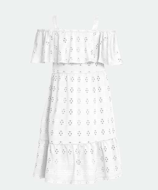 Vestido Infantil Open Shoulder Laise Marisa Tam 4 a 12