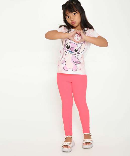 Calça Infantil Legging Básica Marisa Tam 4 a 10