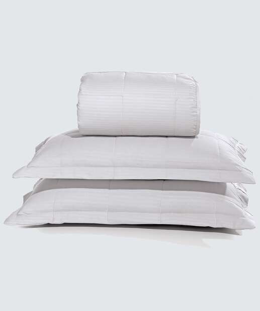 Kit Cobre Leito King Luma Comfort Hedrons 3 Peças