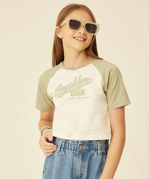 Image_Blusa Juvenil Cropped Estampado Marisa Tam 10 a 16