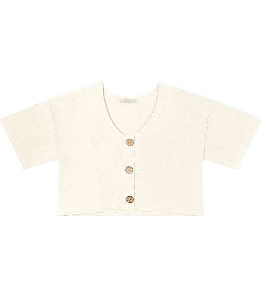 Camisa de Linho Feminina Endless Bege