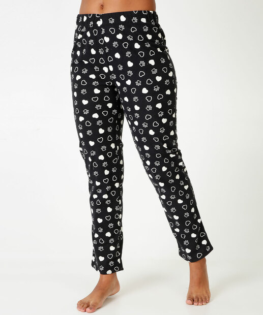 Pijama Americano Feminino Estampado Manga Longa Marisa