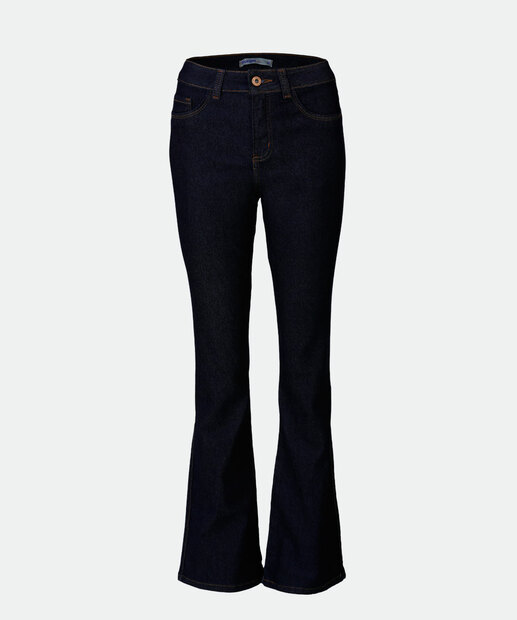 Calça Jeans Flare Feminina Cintura Alta Biotipo