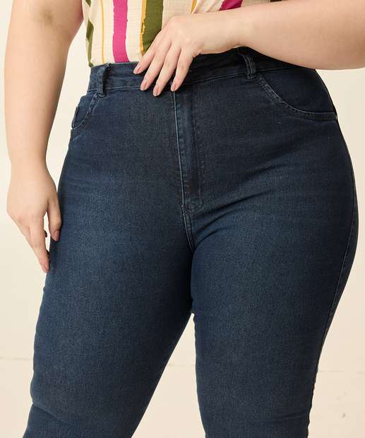 Calça Plus Size Feminina Jeans Skinny Biotipo