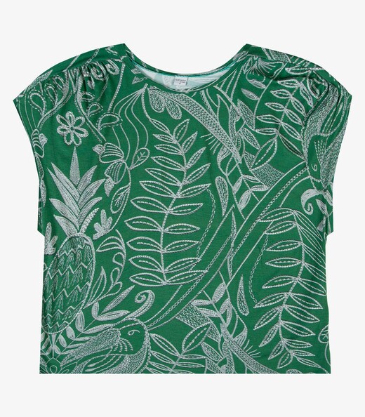Blusa Feminina em Malha Visco Infinita Cor Verde