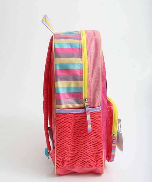 Mochila Infantil Escolar Bubu E As Corujinhas Clio Style Rosa