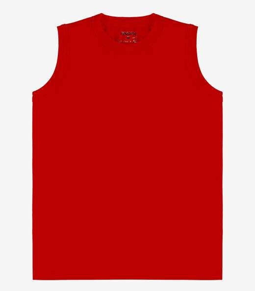 Regata Básica Infantil Masculina Rovitex Kids Vermelho