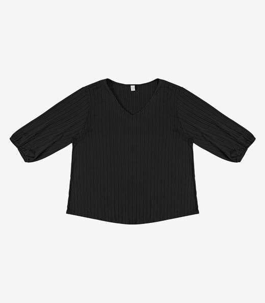 Image_Blusa Canelada Plus Infinita Cor Preto