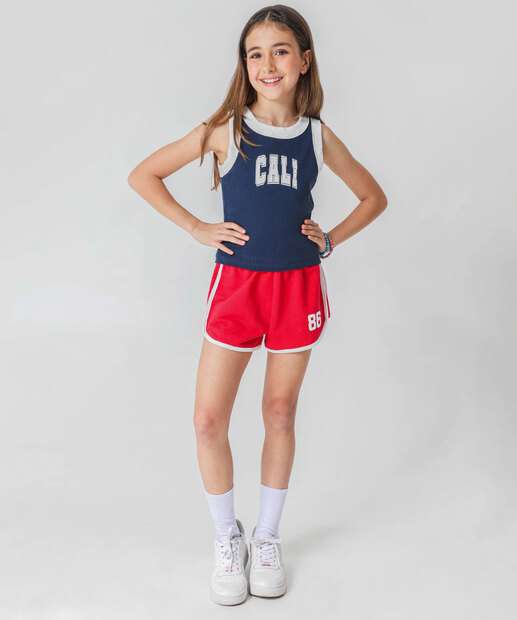 Image_Short Juvenil Moletinho Marisa Tam 10 a 16 Vermelho