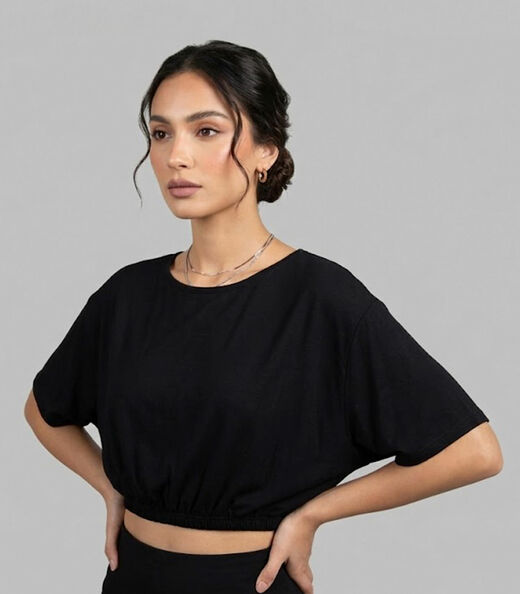 Image_Blusa Feminina Em Viscose Infinita Cor Preto