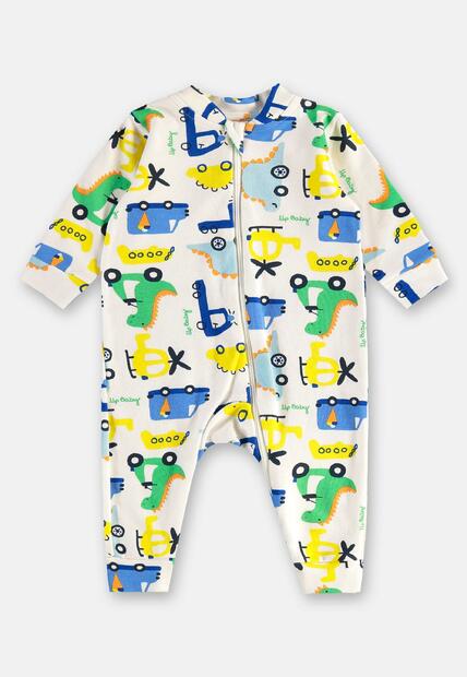 Macacão para Bebê Menino em Suedine Up Baby
