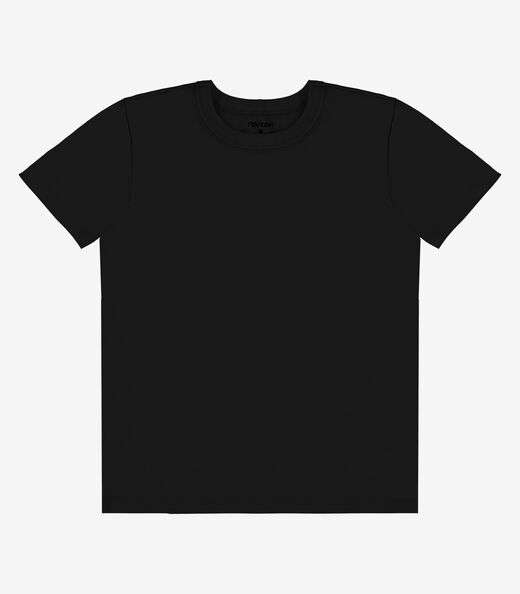 Camiseta Infantil Masculina Básica Rovi Kids Preto