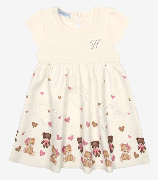 Image_Vestido Infantil Menina Cotton Trick Nick Bege