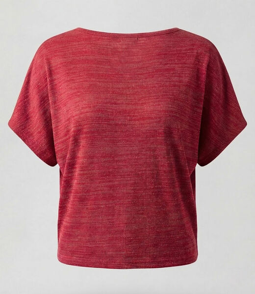 Blusa Feminina Manga Curta Infinita Cor Vermelho