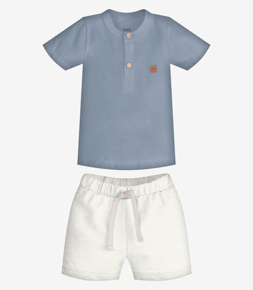 Image_Conjunto Infantil Camiseta Com Bermuda Trick Nick Azul