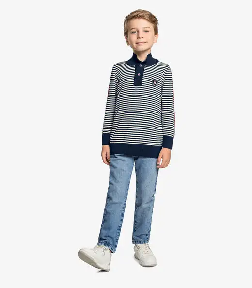 Calça Jeans Infantil Masculina Trick Nick Azul