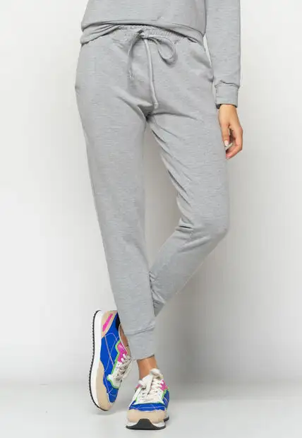 Kit 3 Calças  Comfy Jogger  Moletinho Preta, Mescla e Verde