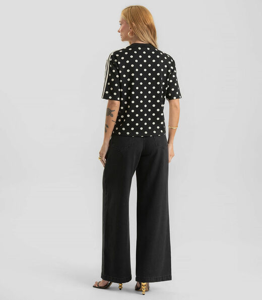 Blusa Feminina Estampada Dianna Preto