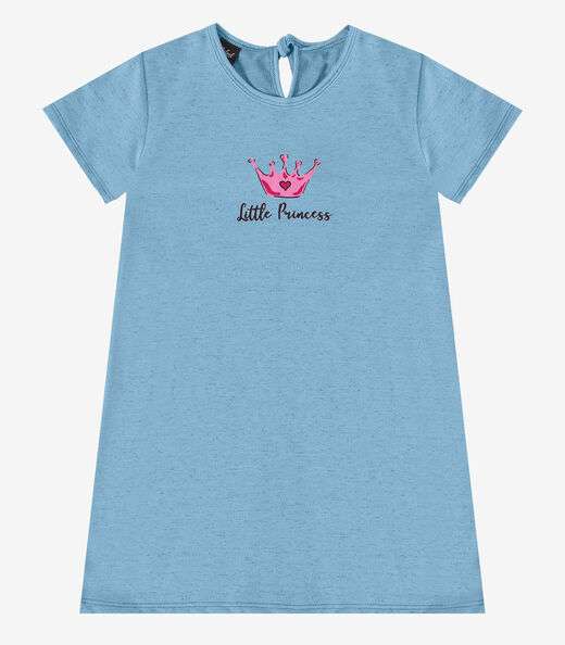 Image_Vestido Infantil em Moletinho Maquenetado Select Azul