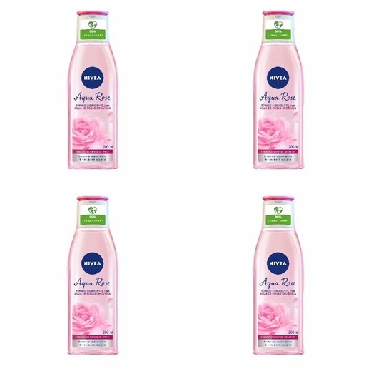 Image_Kit c/4 Sabonetes Facial Gel Nivea Hidratante Aqua Rose 200ml