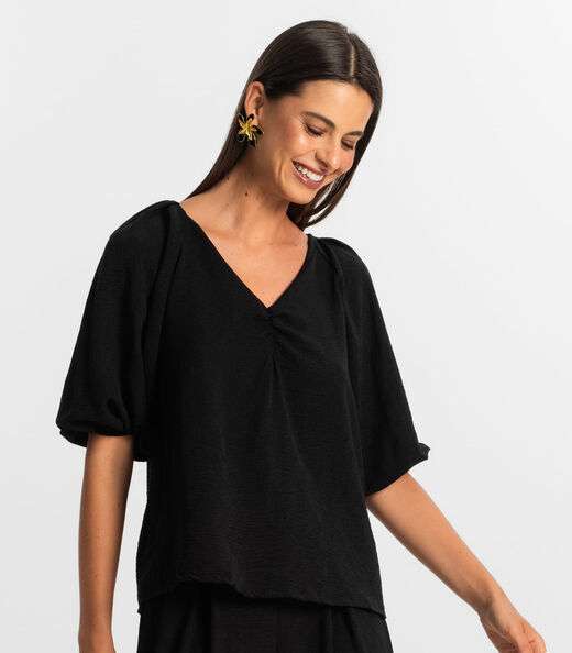 Blusa Feminina Rovitex Preto