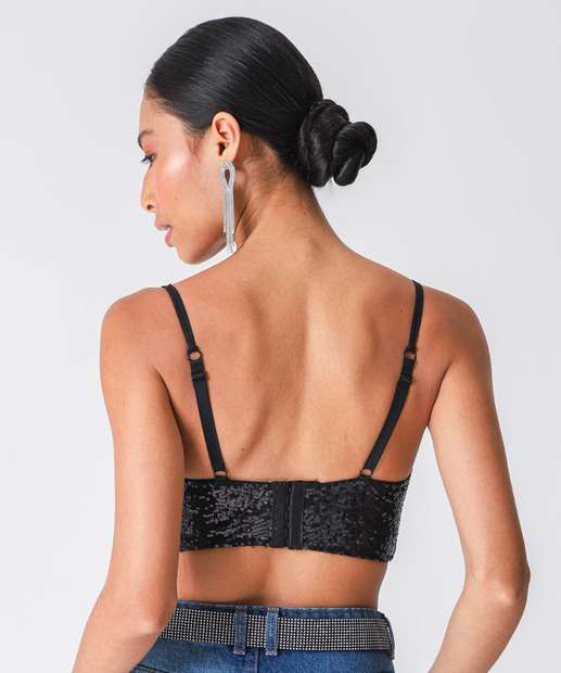 Sutiã Bratop Com Bojo Paetê Marisa