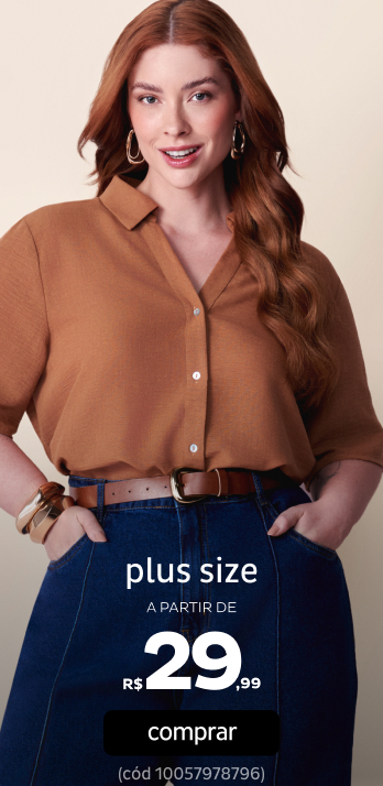 Plus Size a partir de R$29,99