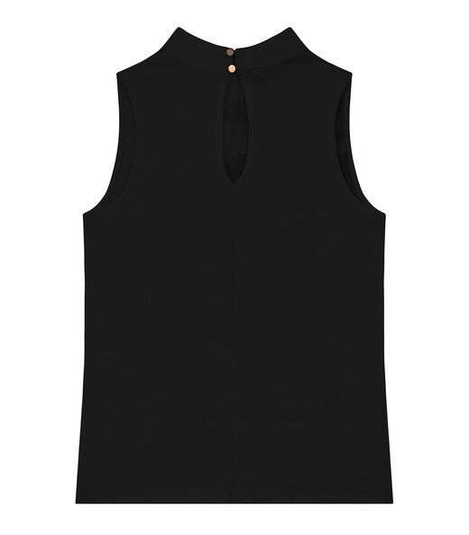 Blusa De Poly Light Estampado Endless Preto