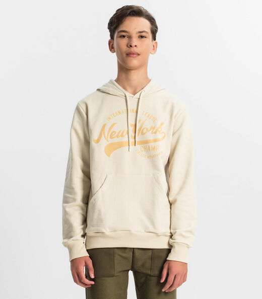 Image_Moletom Juvenil Menino Com Capuz Minty Bege