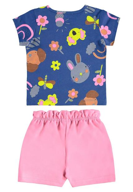 Conjunto Infantil Blusa e Short Bee Loop